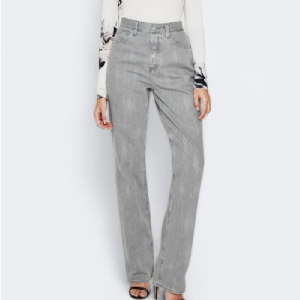 NWT AG Adriano Goldschmied Ezzra True Boyfriend Jeans In Grey | Size 31